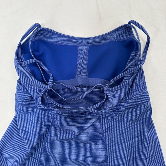 Marmot Womens Large Blue Space Dye Strappy Back Athletic Dress with Shelf Bra - Picture 3 of 8